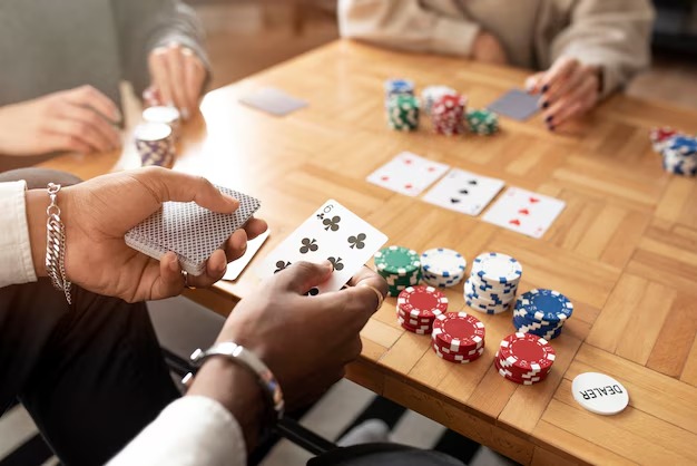 janji gacor live-dealer blackjack table on mobile phone screen